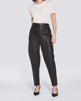 POWEL STRAIGHT LEG LEATHER TROUSERS image number null